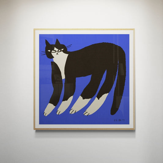 Enikő Katalin Eged｜Cat in Blue